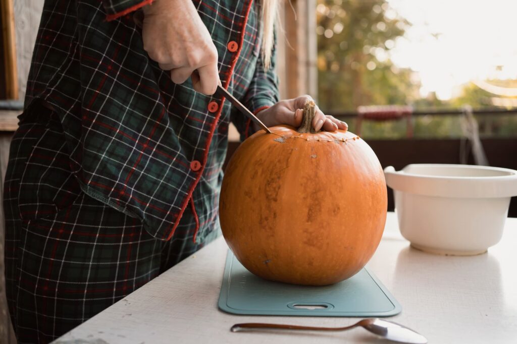 Odkojení vršku dýně