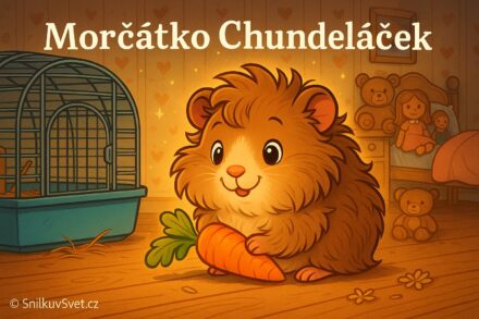 Morčátko Chundeláček a jeho mrkvička
