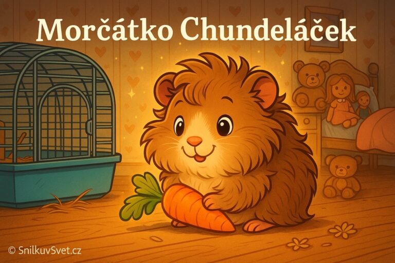 Morčátko Chundeláček a jeho mrkvička