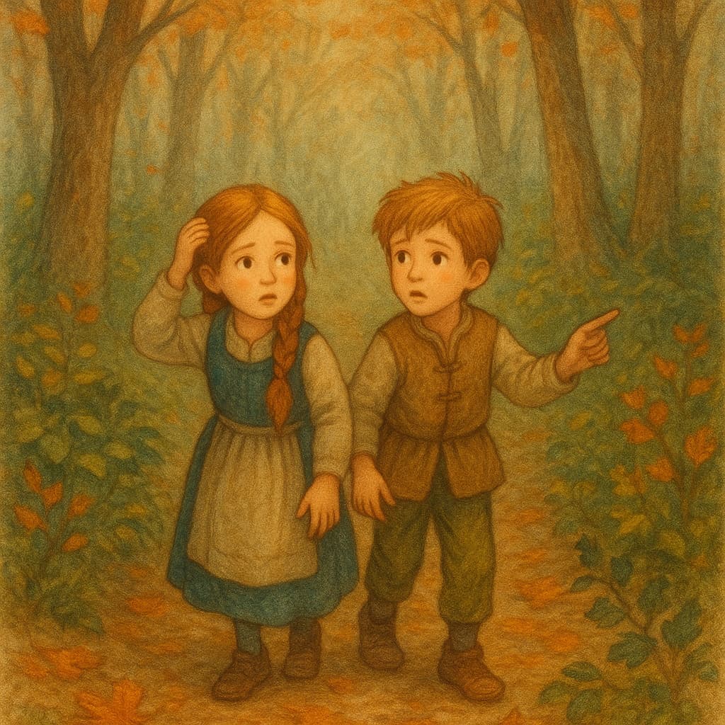 Perníková chaloupka Dobromily v lese