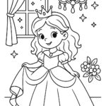 Omalovánka Princezna na bále