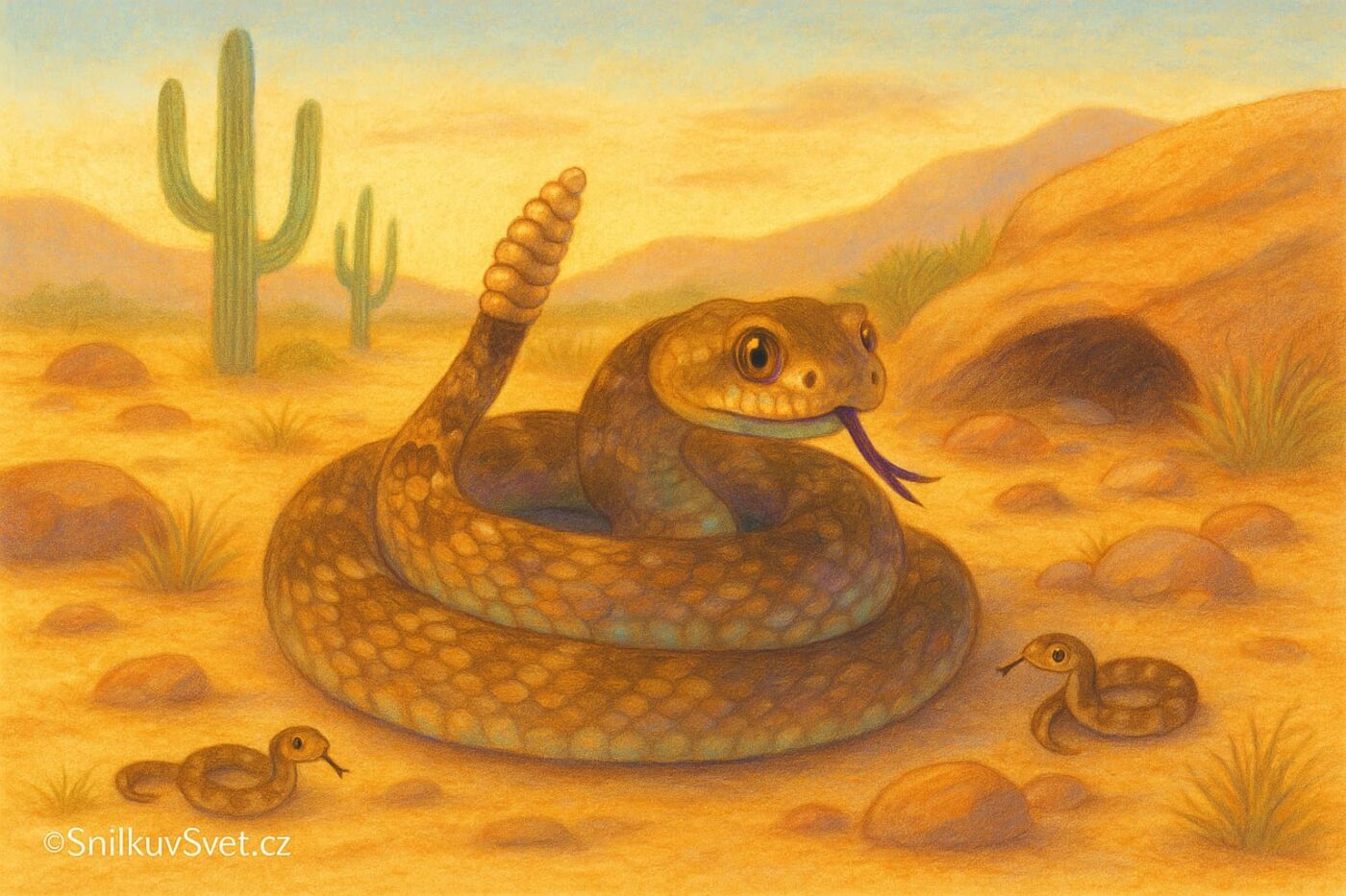 Chřestýš: pán pouštního „zvonečku“