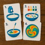 Experiment s barevným mlékem