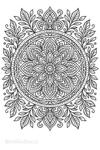 Omalovánka mandaly