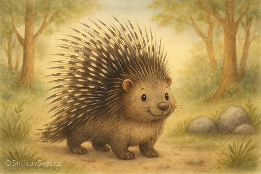 Vstupte do říše zvířat a poznejte dikobrazy.