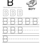 Pracovní list s písmenem B