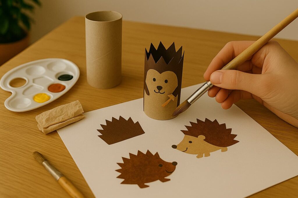 Zvířátka z ruliček od toaletního papíru