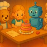 Pohádka Liduščina kuchyňka - hračky připravují dort