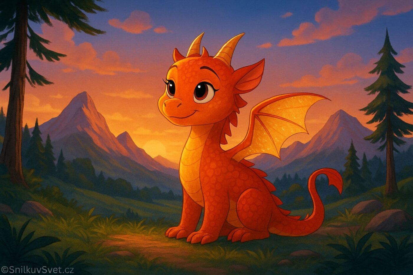 Malá dračice Laurinka na velkém výletě