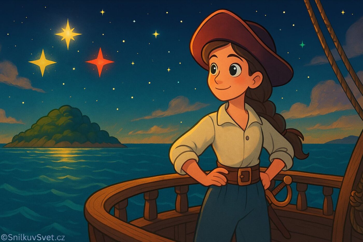 Marina a poklad tří hvězd