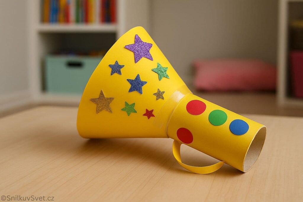 Vytvořte si megafon z papíru