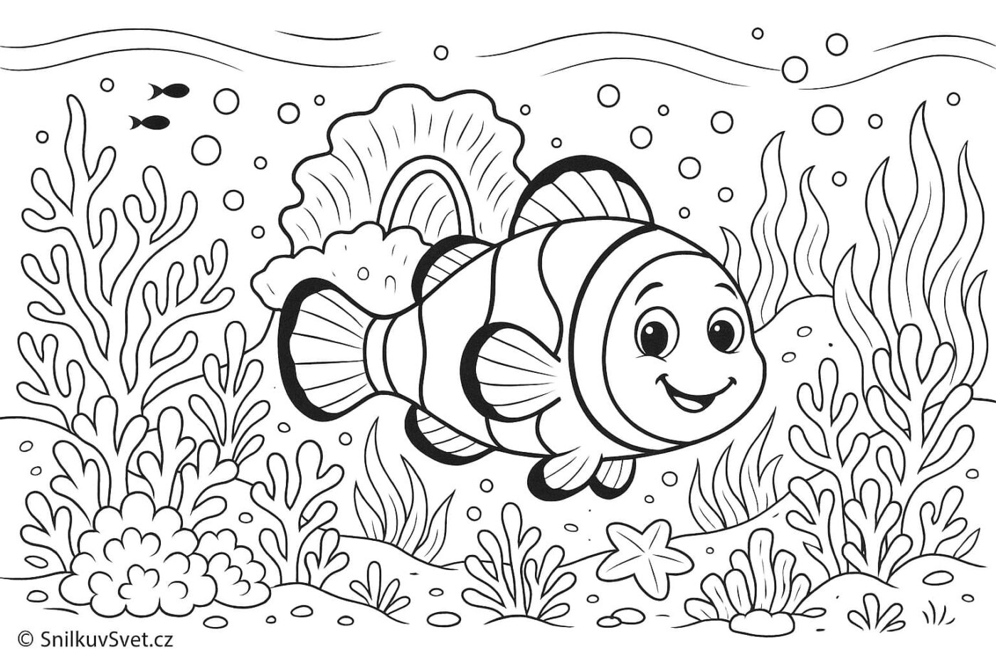 Omalovánka Klauna očkatého