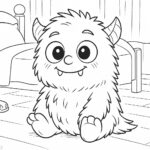 Omalovánka strašidla Františka, který se bál světla