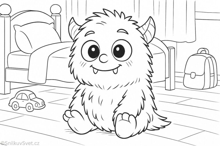 Omalovánka strašidla Františka