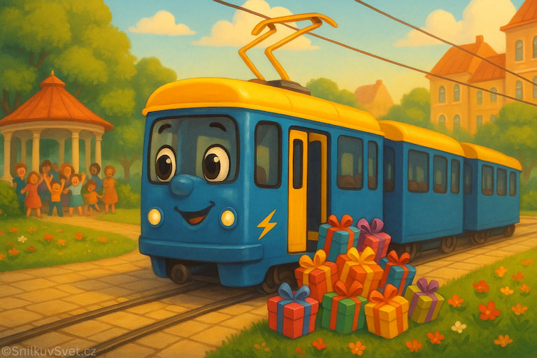 Tramvaj Michal přiváží dárky