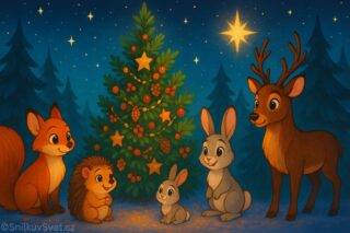 Jak se zvířátka z borového lesa připravovala na Vánoce