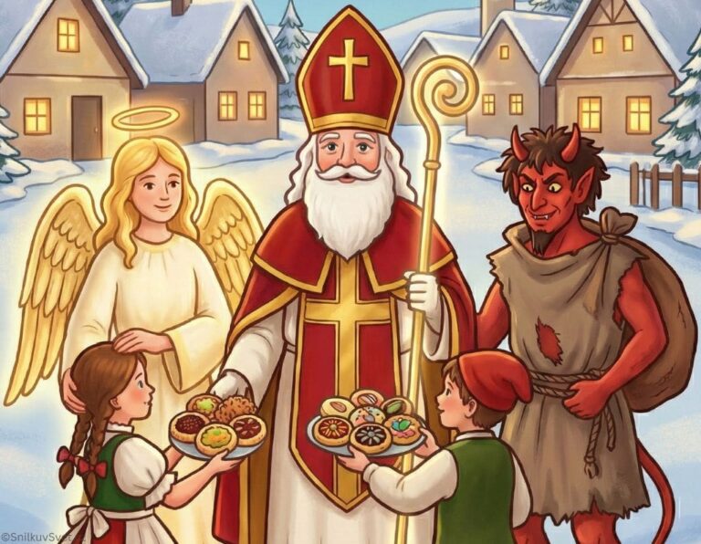 Zpívejte si písničku „Mik, Miku, Mikuláš“ a vybarvěte si noty!