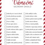 Seznam vánočních úkolů pro děti