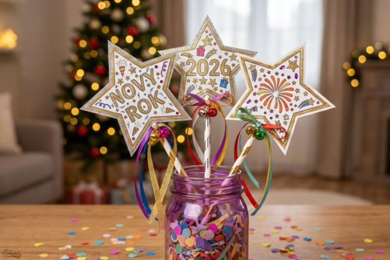 Vyrobte si silvestrovské hůlky přání!