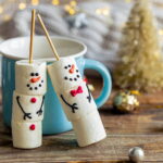 Rozkošní sněhuláci z marshmallows!