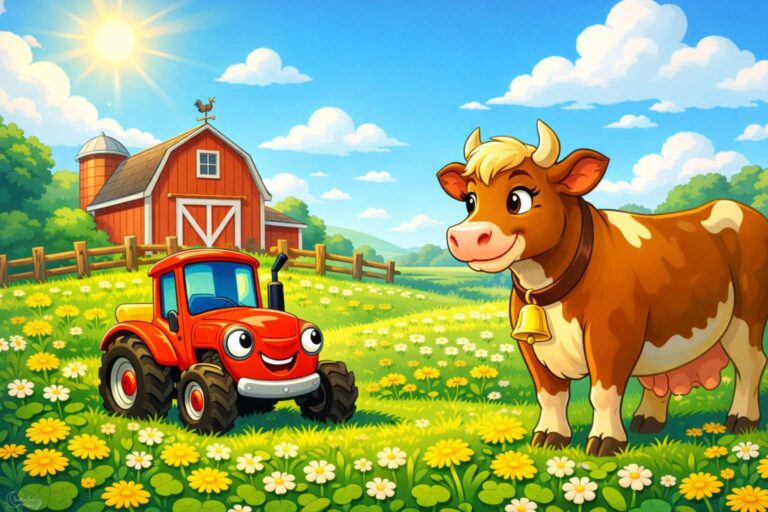 Malý traktor Tonda se ptá: Kde se bere mléko?