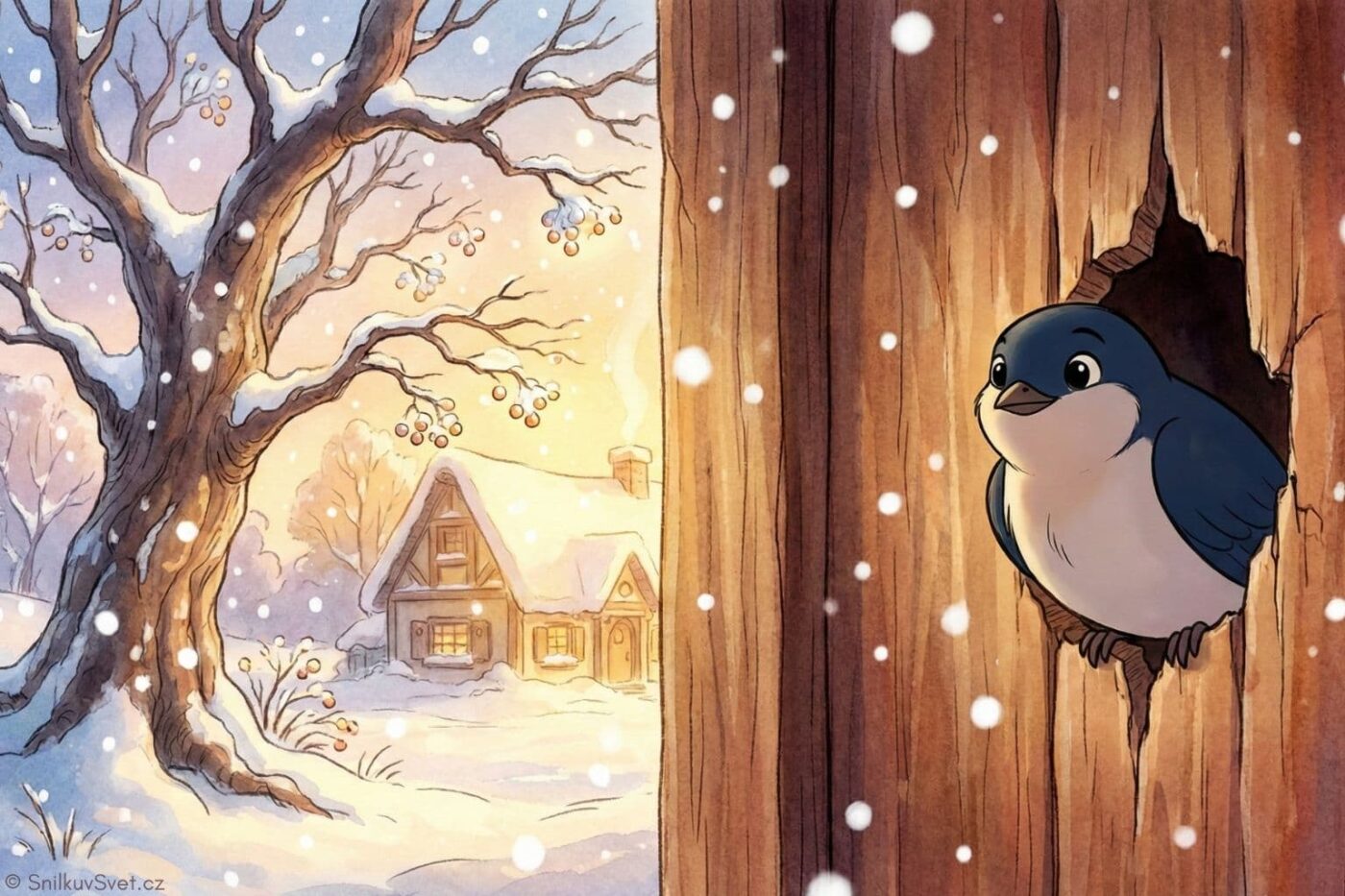 Vlaštovka Věrka a tajemství zimy
