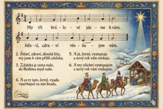 My tři králové jdeme k vám – Materiály pro tvoření a výuku