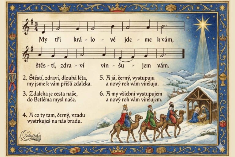 My tři králové jdeme k vám – Materiály pro tvoření a výuku