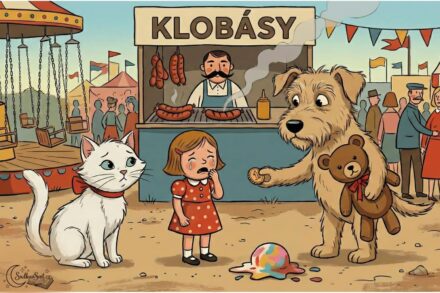 Jak pejsek a kočička šli na pouť