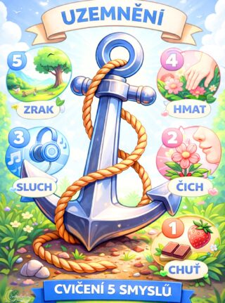 Metoda 5-4-3-2-1: Rychlá záchranná brzda pro dětskou (i vaši) úzkost