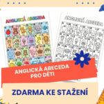 Anglická abeceda pro děti: Hravé učení se Snílkem (Omalovánka a výukový plakát)