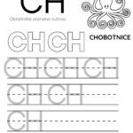 Písmeno CH: Nácvik psaní spřežky C a H.