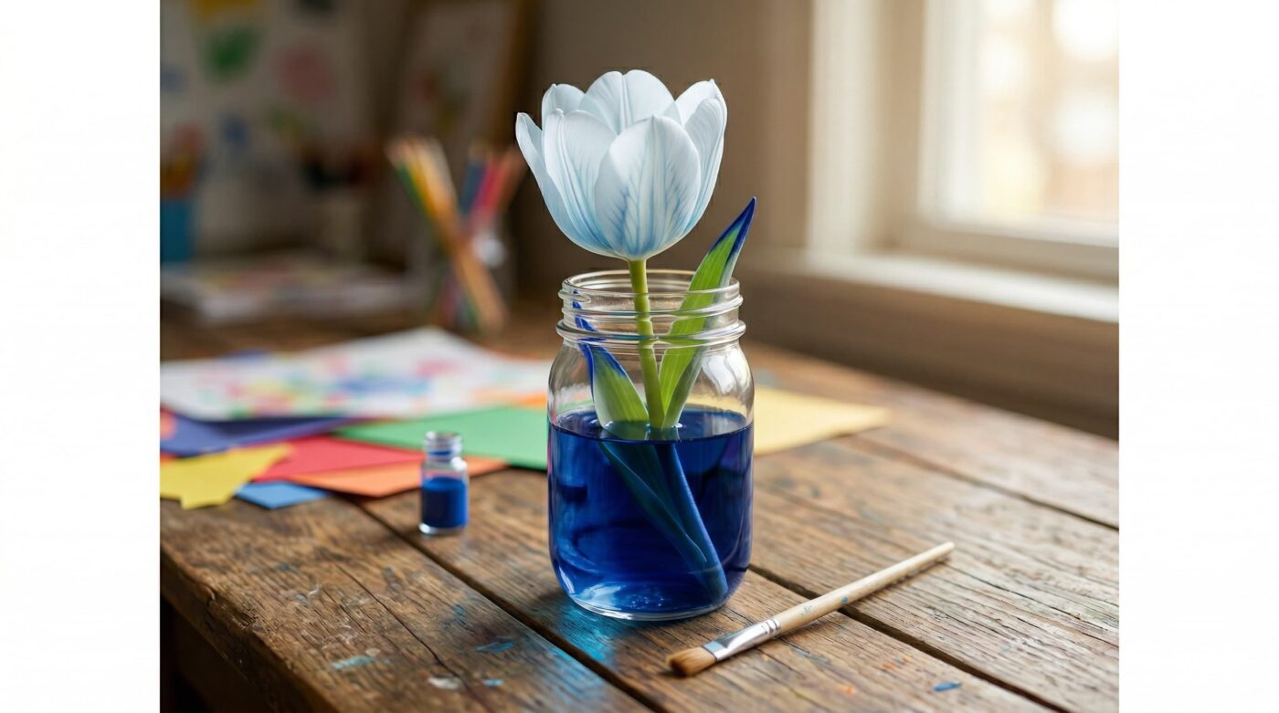 Jarní experiment: Obarvěte si svůj tulipán