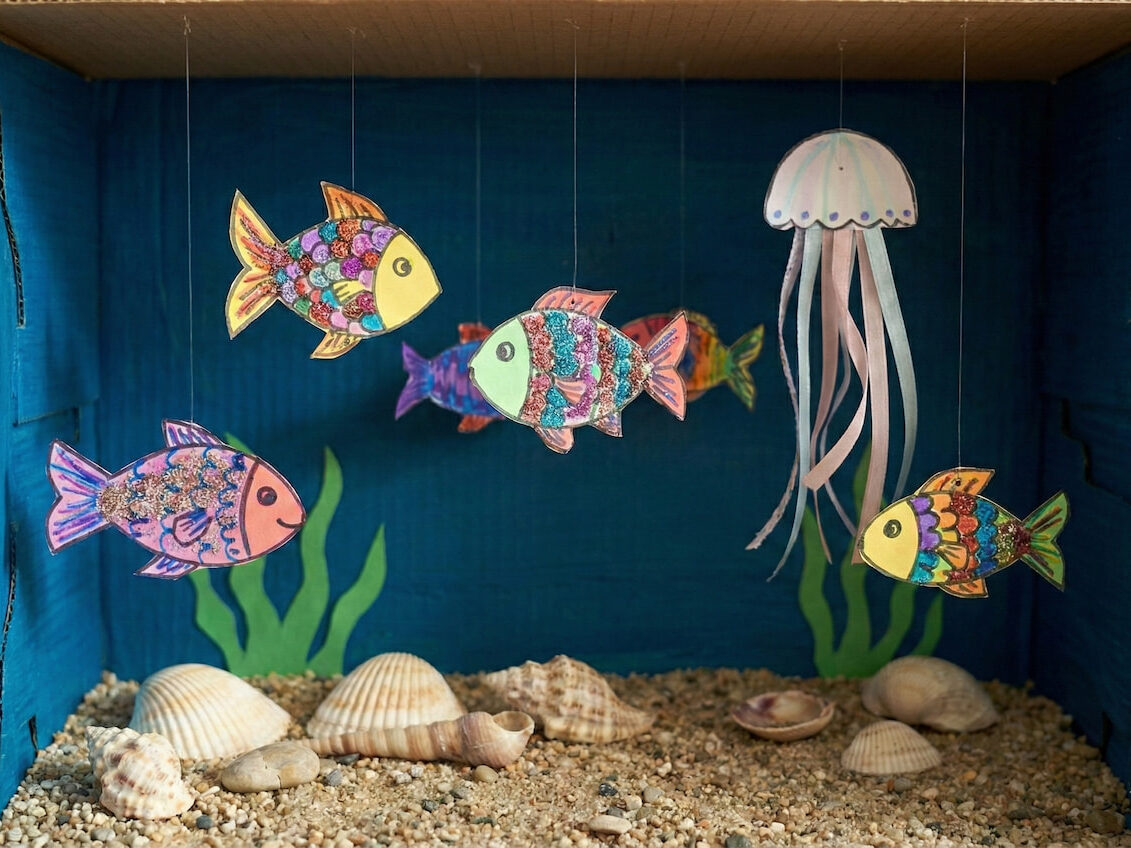 Snové akvárium z krabice od bot