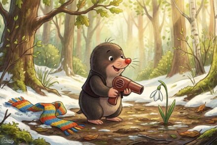 Krtek Teodor a spící jaro