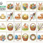 Velikonoční pexeso pro nejmenší: Veselá zábava k vytisknutí, která trénuje paměť i jemnou motoriku