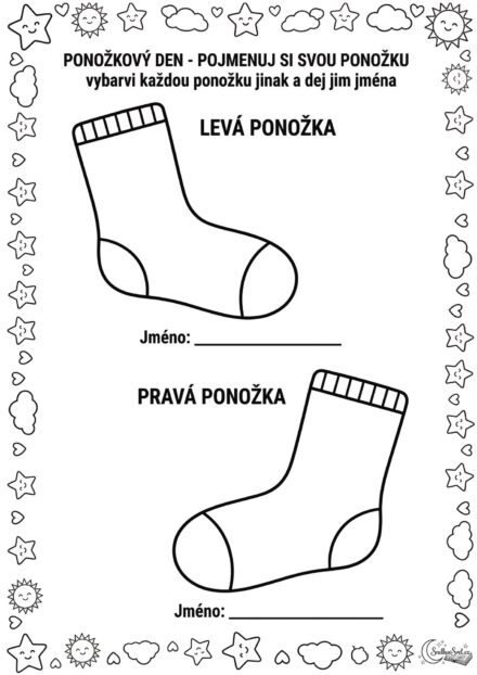 Navrhni každou ponožku jinou!