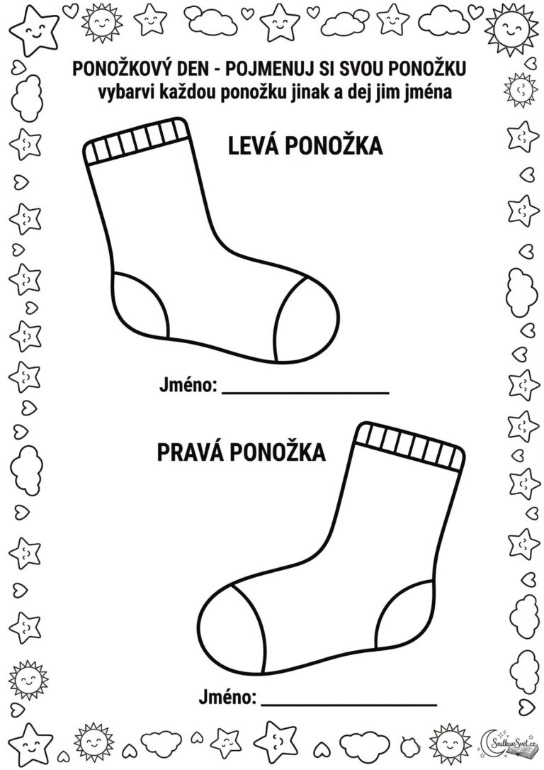 Navrhni každou ponožku jinou!