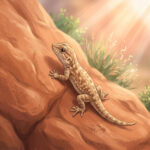 Jak agama Áňa chytá sluníčko a mává na pozdrav