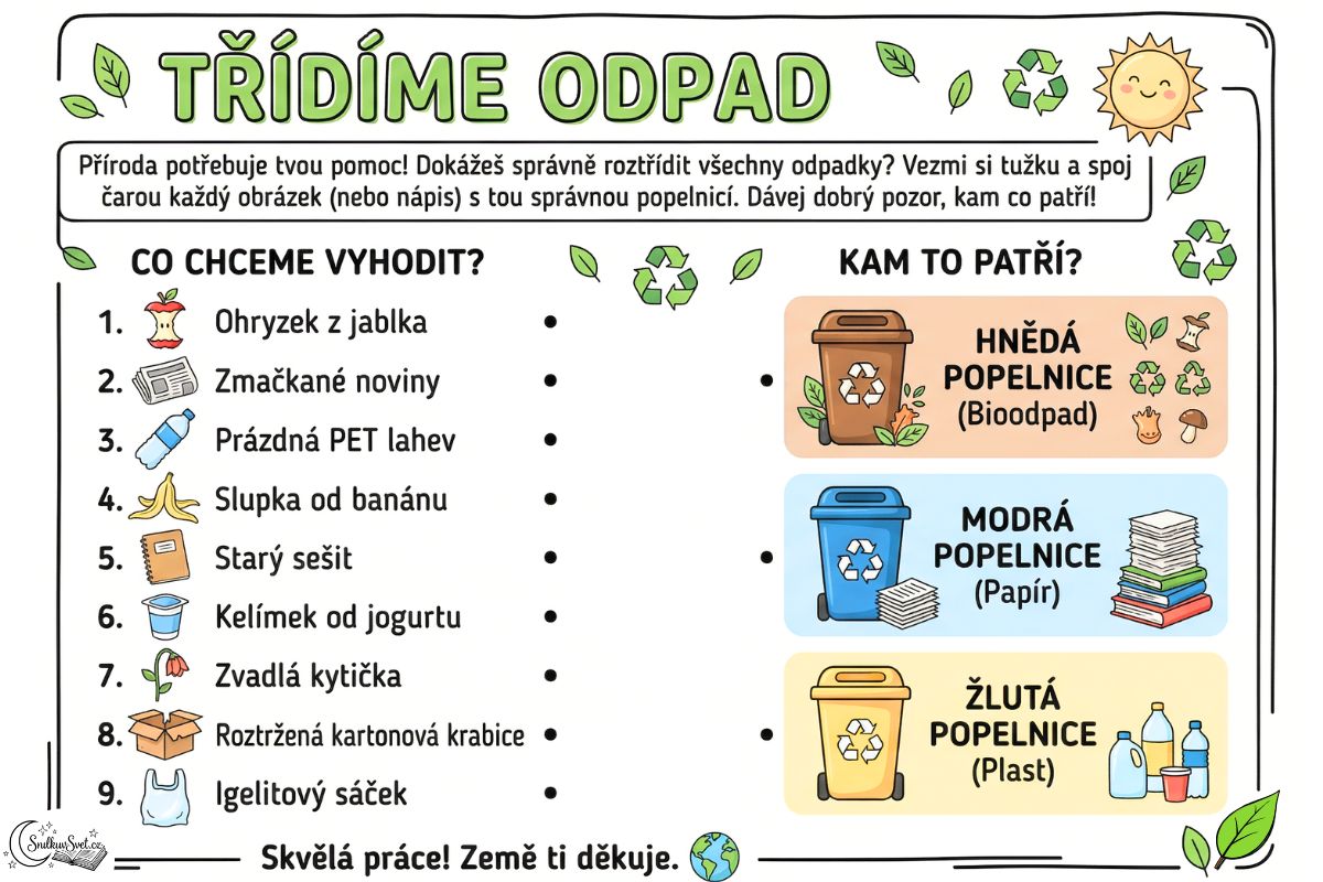 Třídíme odpad: Jak naučit děti a předškoláky chránit přírodu