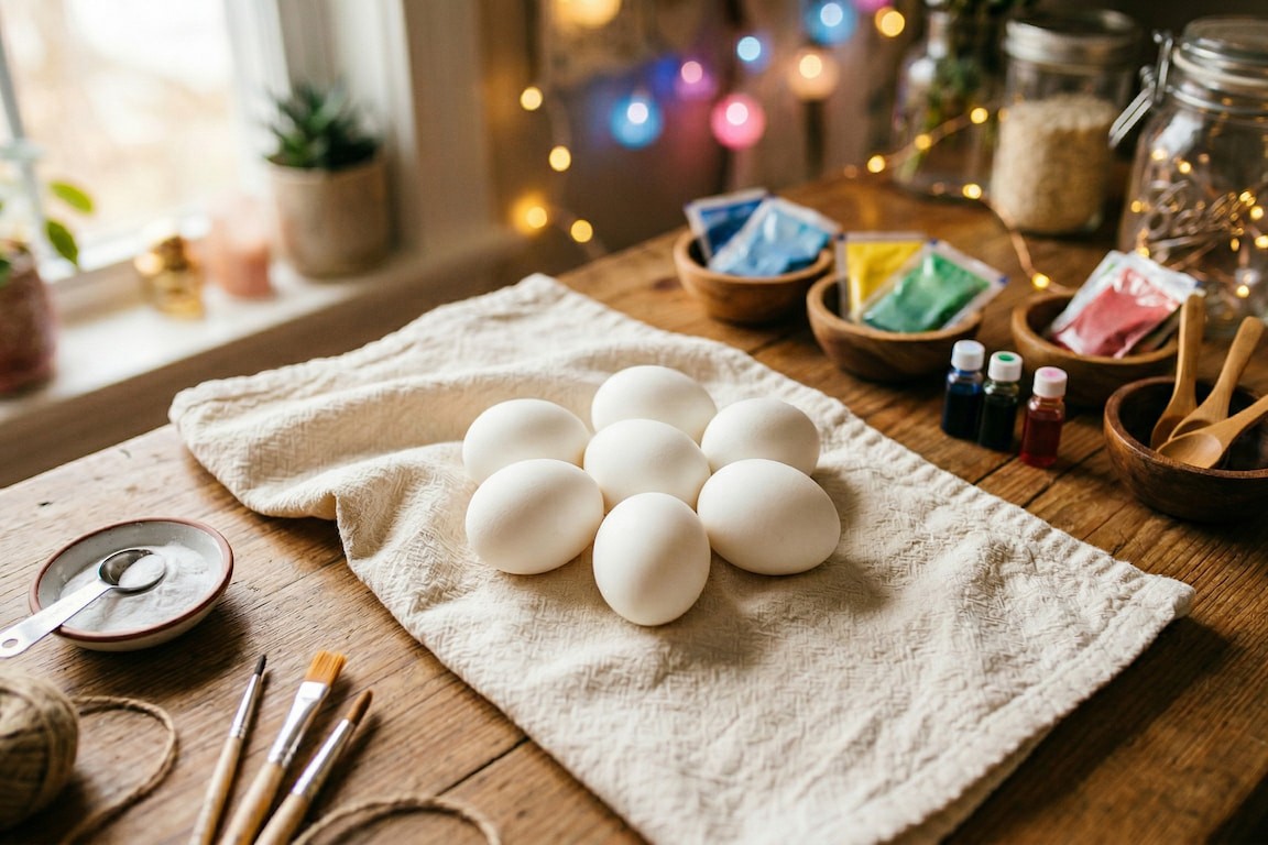 Kouzlení s velikonočními vajíčky: Barevné pokusy s dětmi