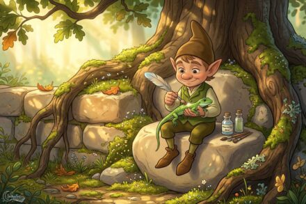 Jak ještěrka k drahokamové kůži přišla a baron ostrouhal