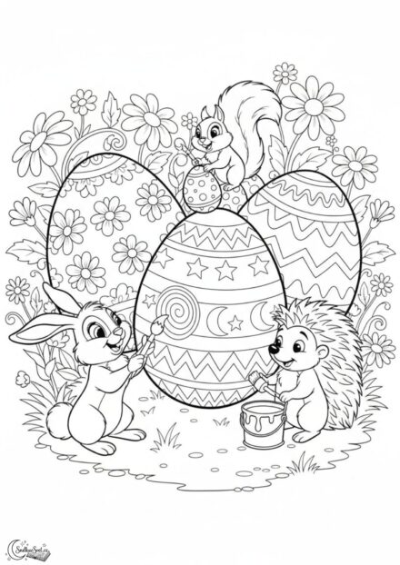 Omalovánka: Velikonoční malování