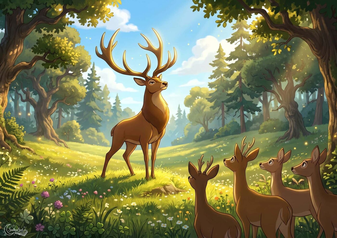 Jak jelen paroháč uvízl ve vlastní pýše