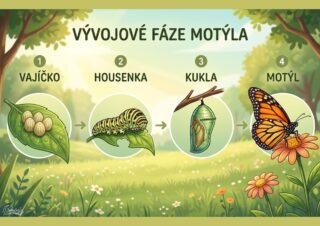 Nádherné kouzlo: Jak se rodí motýlek
