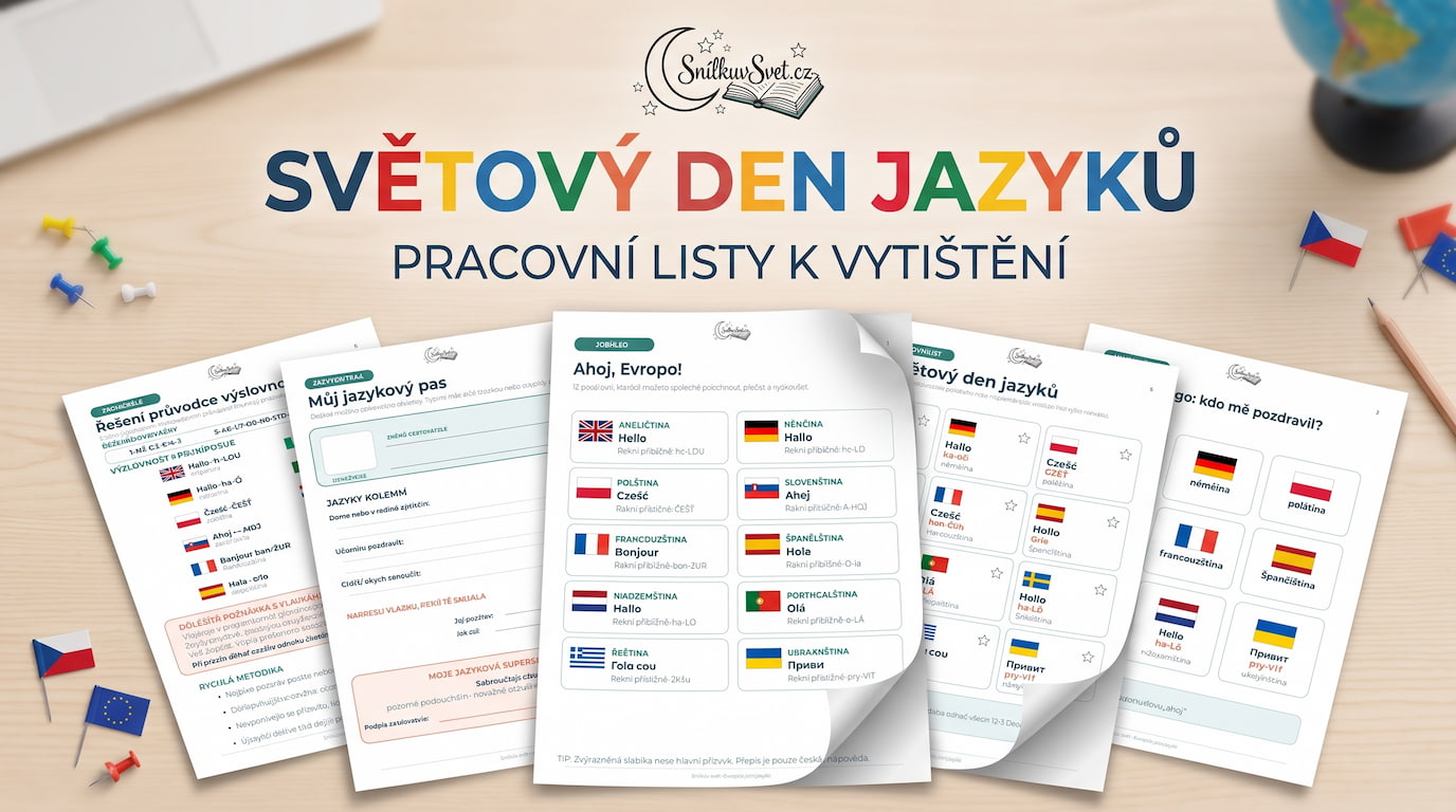 Evropský den jazyků pro děti: pozdravy ve 12 jazycích